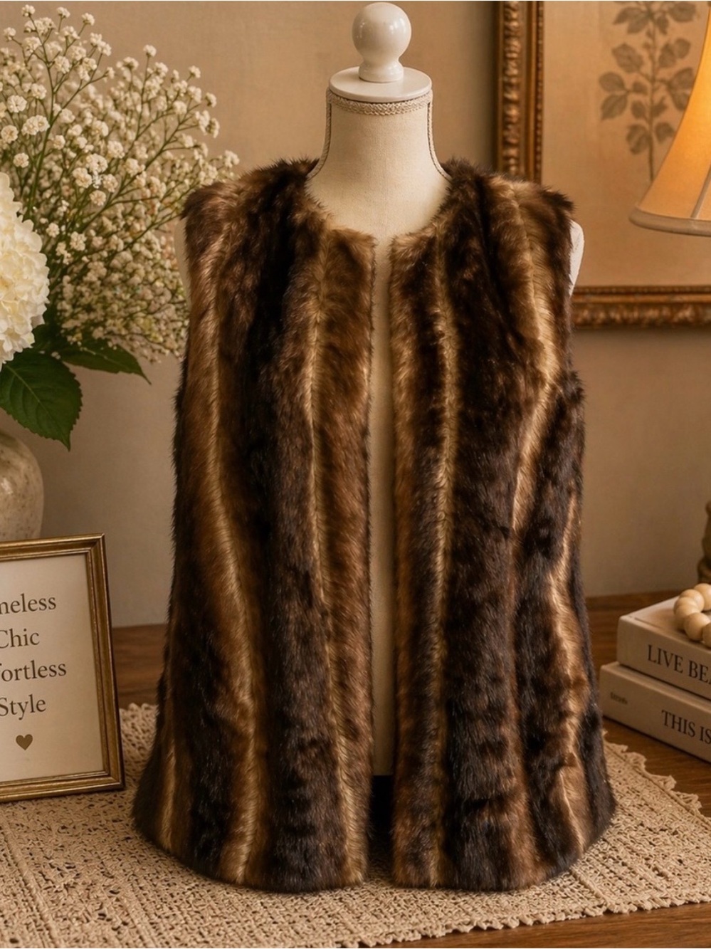 Betsey Johnson Fur Vest